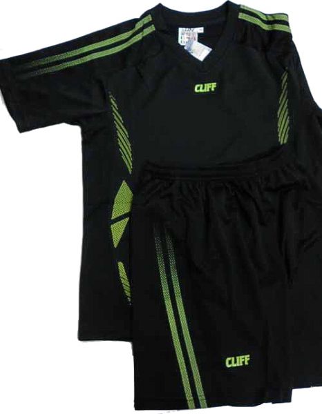 Комплект футбольной формы Cliff 3130 2XL Черный