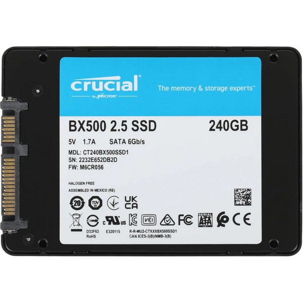 Жесткий диск Crucial BX500 SSD 2.5